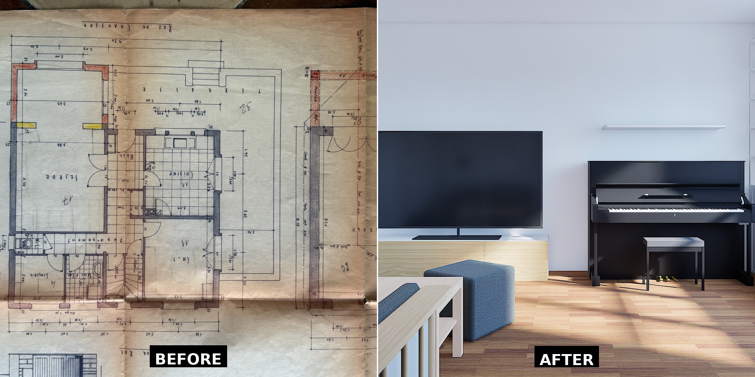 Exterior Before/After 2